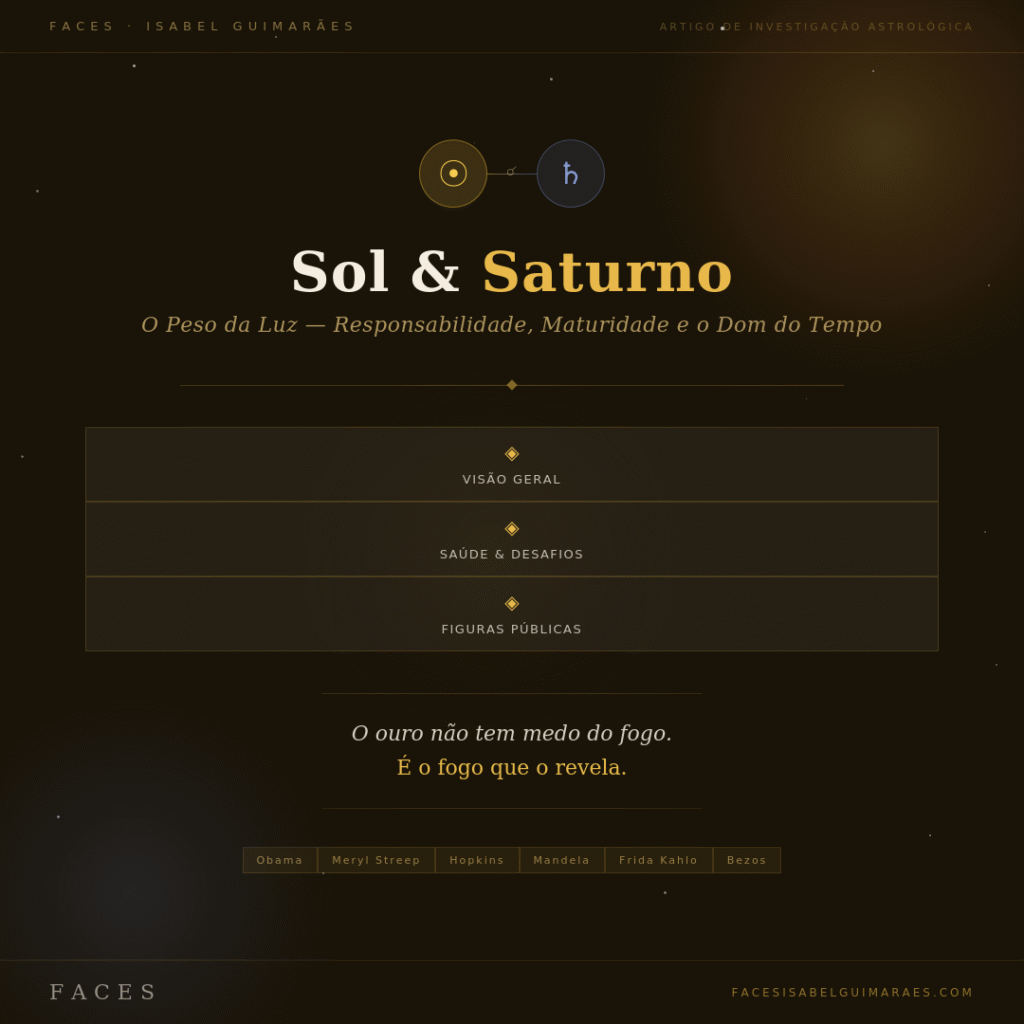 Sol e Saturno